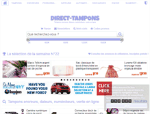 Tablet Screenshot of direct-tampons.com